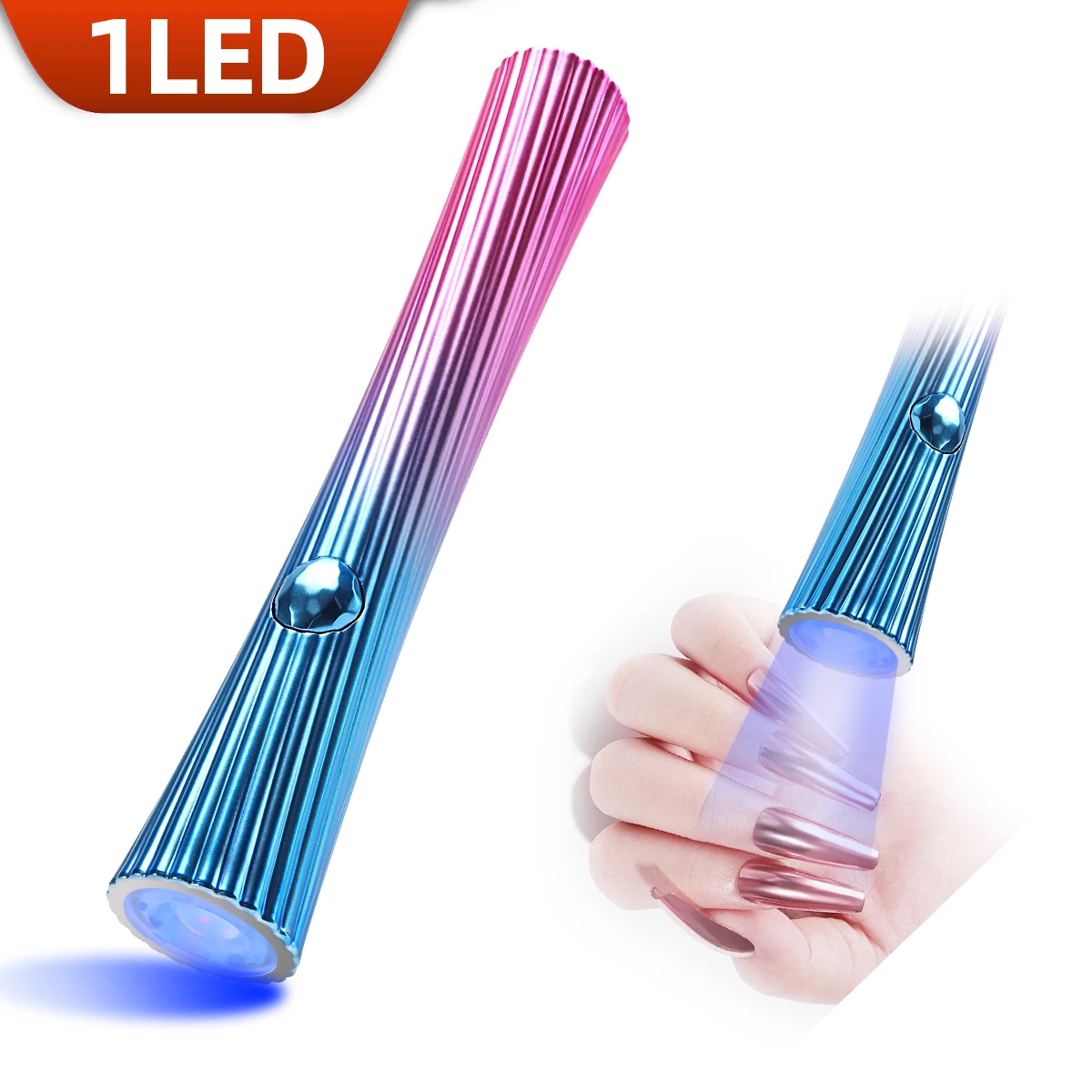Uv Led Lamp Nail - Mesin Pengering kuku Mini genggam portabel,