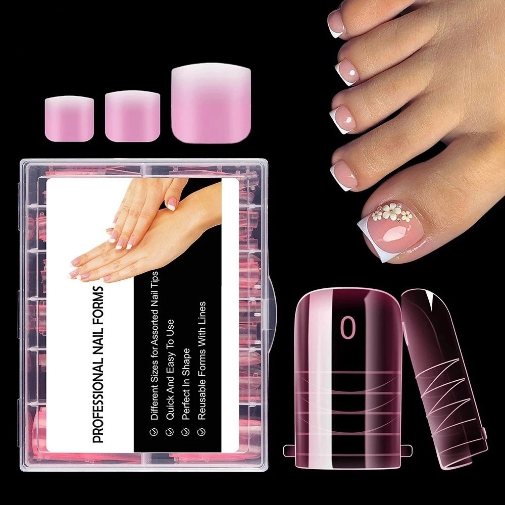 Nail Extension Form - 120 pcs Cetakan Kuku Kaki Baru