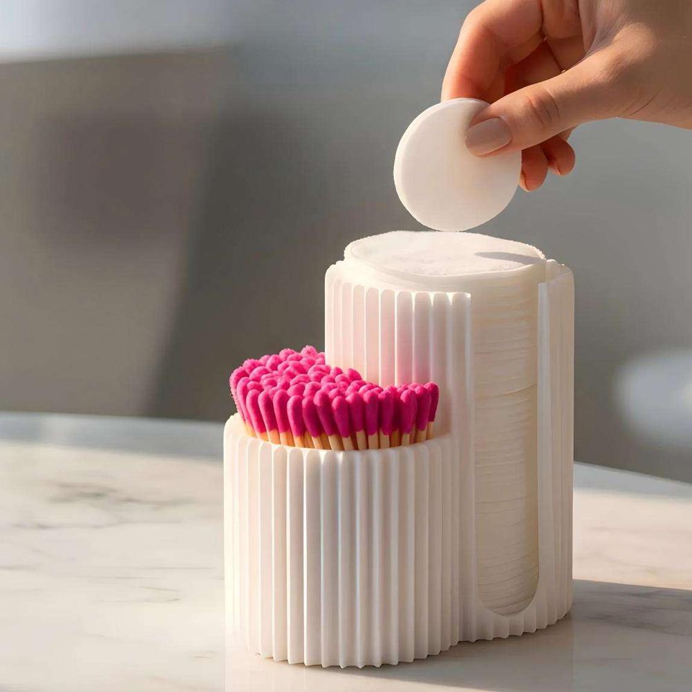 Nail Art Inspo - Kotak Penyimpanan Cotton Swab, Tempat Penyimpanan