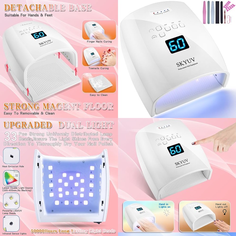 Uv Led Lamp Nail - Lampu Kuku UV LED Pengering Cepat