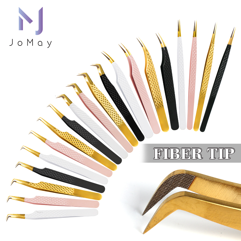 Nail Extension Form - Pinset ujung serat baja tahan karat,