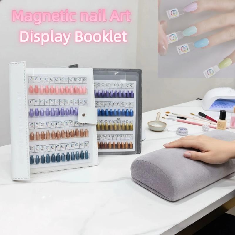 Nail Art Viral - 48/96/144/192 Warna Buku Sampel Kuku Magnetik