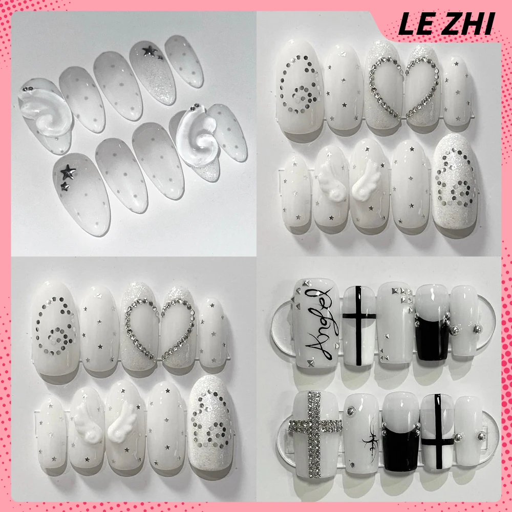 Nail Art Inspo - Seni Kuku Tempel Y2K Retro Sayap