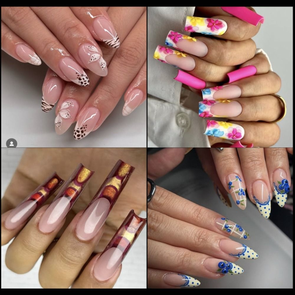 Nail Extension Form - 140PCS 14 Ukuran French Nail Dual