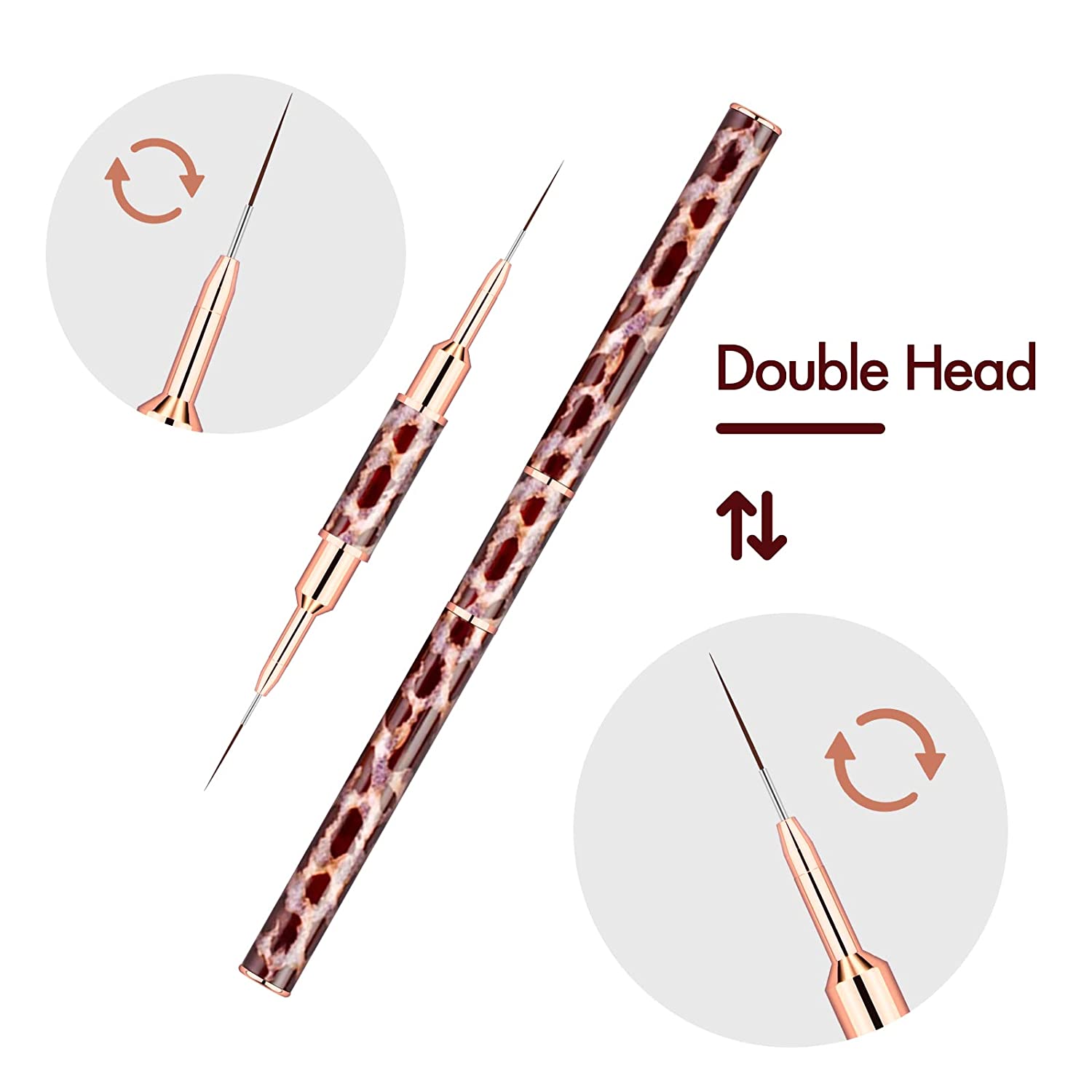 5-25mm kuas seni kuku cetak ma - Nail Art Leopard ulasan dan harga