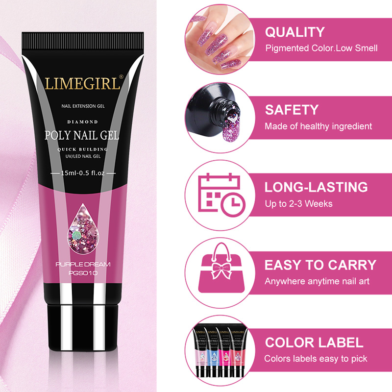 LIMEGIRL 15ml Perlengkapan Nai - Nail Art Extension Cat Eye ulasan dan harga