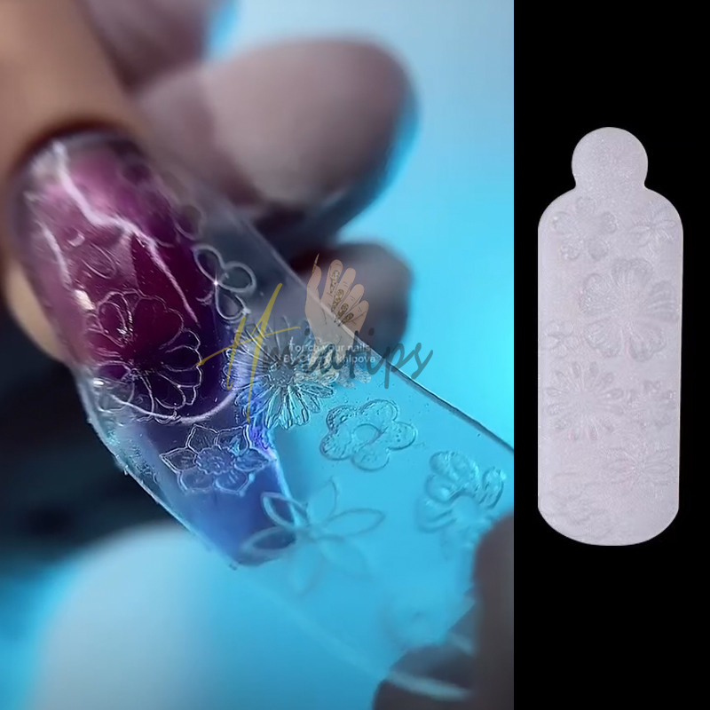 12 buah cetakan silikon keping - Nail Extension Form ulasan dan harga