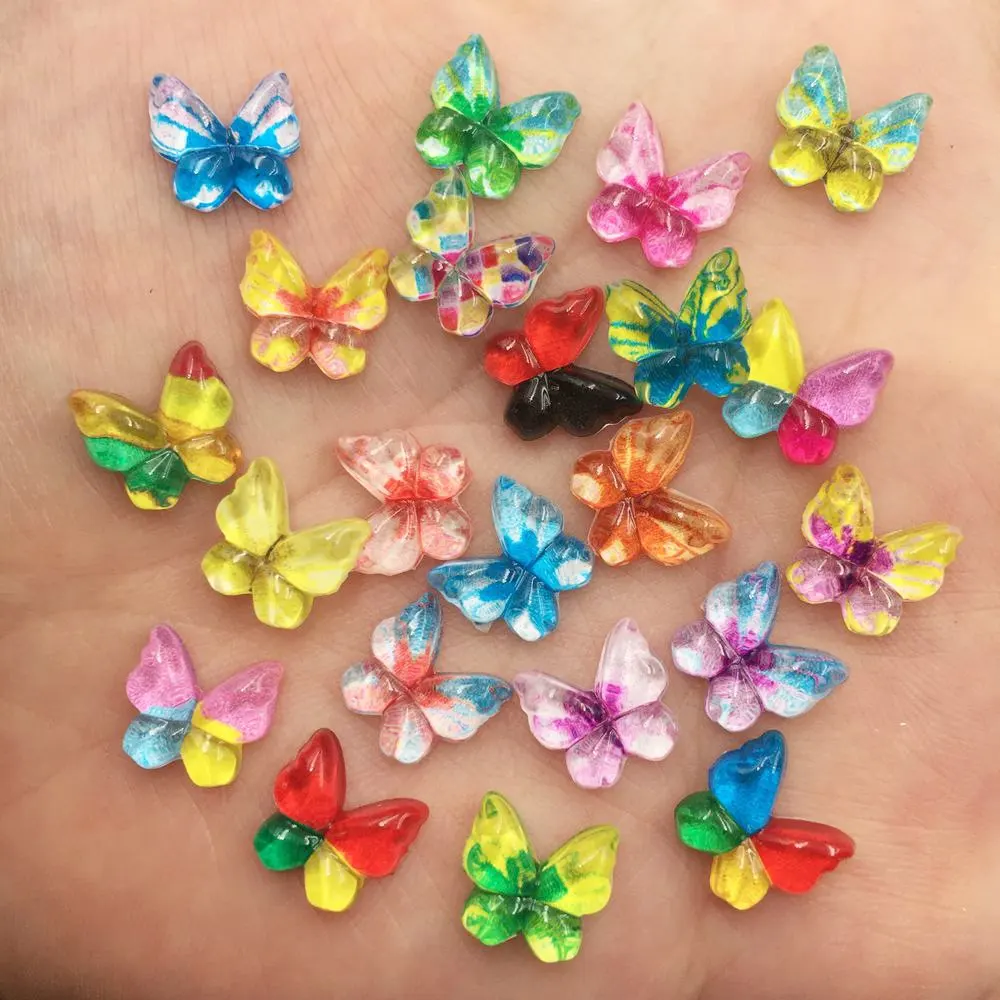 Resin Glitter warna-warni 10mm - Nail Art Inspo ulasan dan harga
