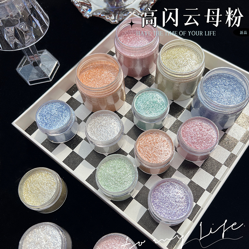 Bubuk Mika Glitter Berlian Mer - Nail Art Inspo ulasan dan harga
