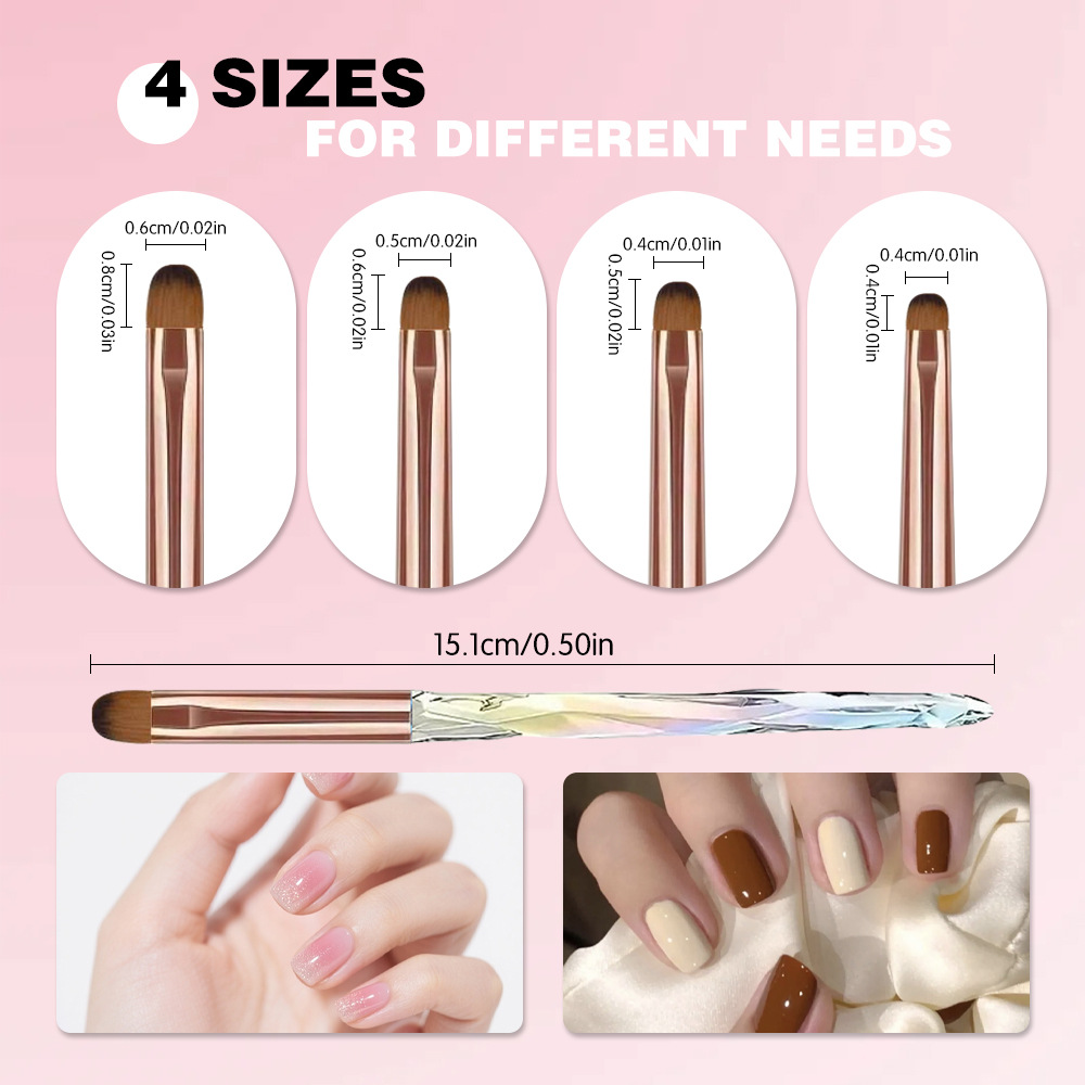 Kuas Kuku untuk Desain Seni Ku - Nail Art Viral ulasan dan harga