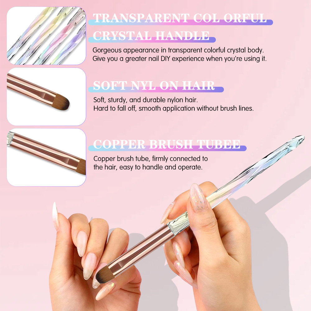 Kuas Kuku untuk Desain Seni Ku - Nail Art Viral ulasan dan harga