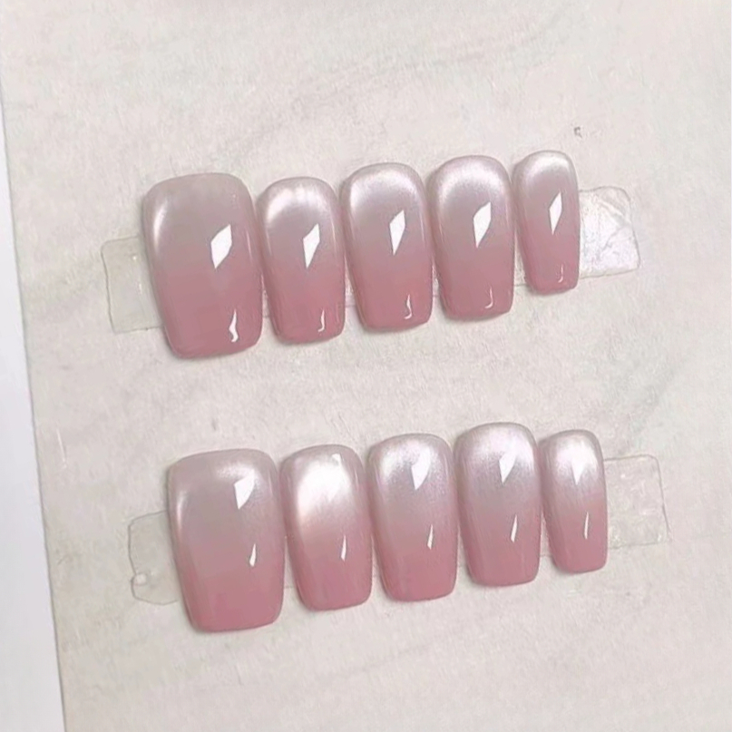 10 Buah Kuku Tekan Perancis Me - Nail Art Natural Simple ulasan dan harga