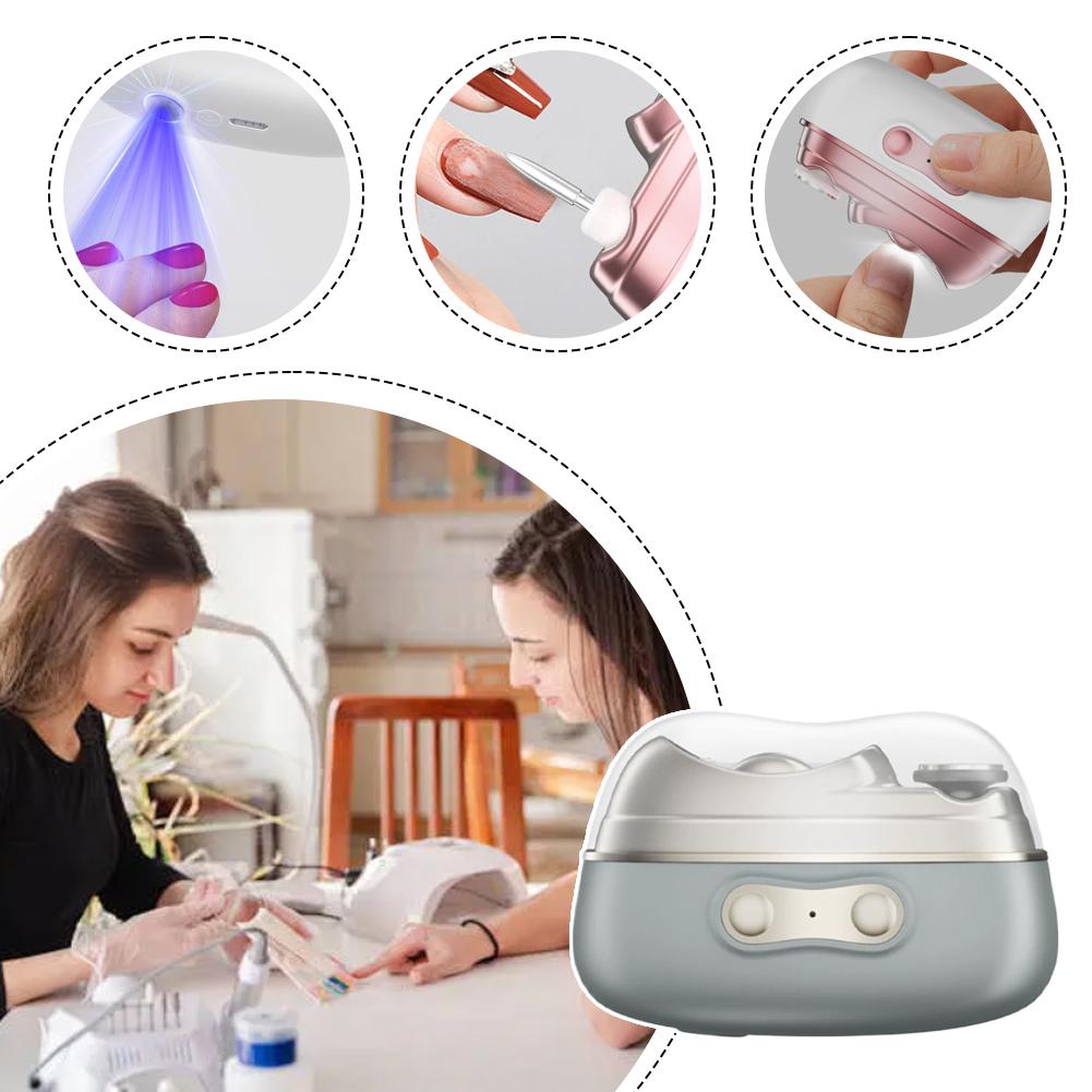 Pemotong Kuku Elektrik 4-in-1  - Uv Led Lamp Nail ulasan dan harga