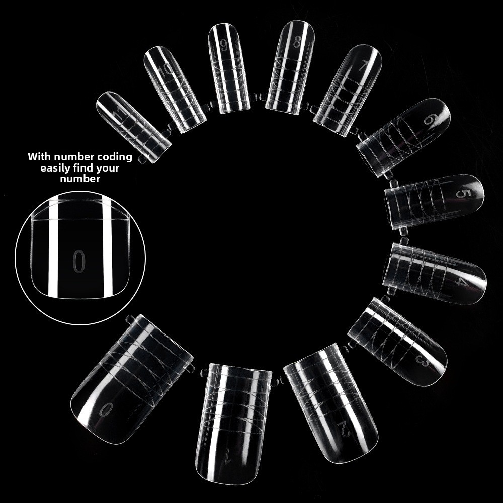 120 pcs Cetakan Kuku Kaki Baru - Nail Extension Form ulasan dan harga