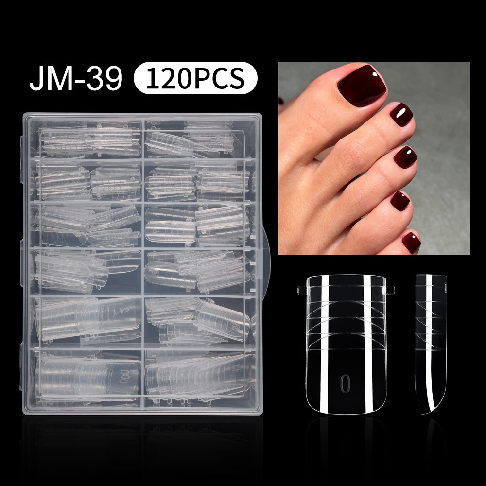 120 pcs Cetakan Kuku Kaki Baru - Nail Extension Form ulasan dan harga