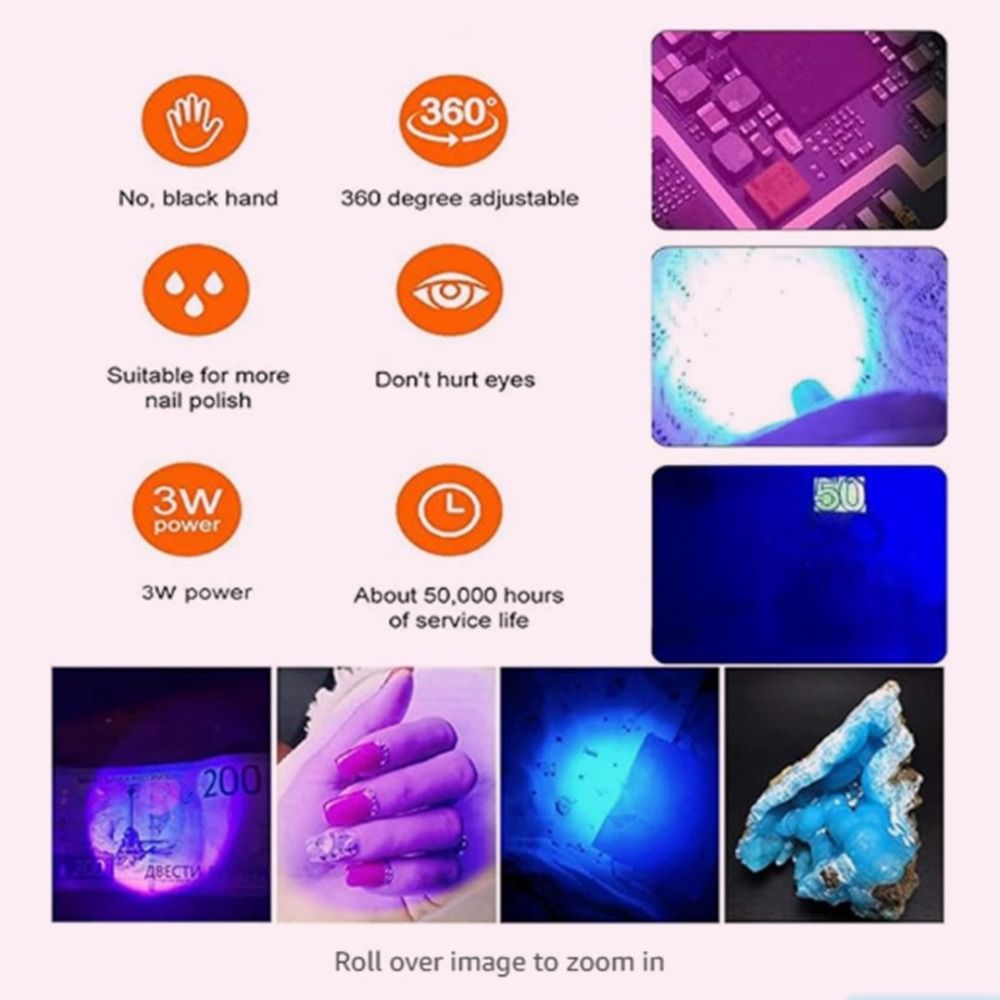 Lampu Kuku LED UV Portabel 5W/ - Uv Led Lamp Nail ulasan dan harga