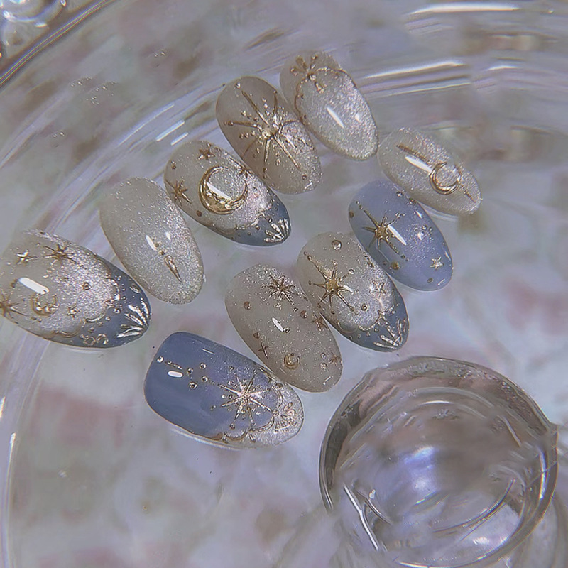 24pcs Gilded Starlight Stick o - Nail Art Inspo ulasan dan harga