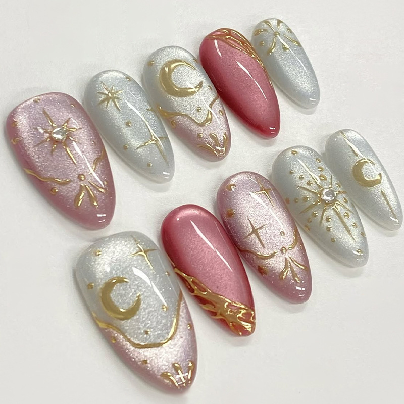 24pcs Gilded Starlight Stick o - Nail Art Inspo ulasan dan harga