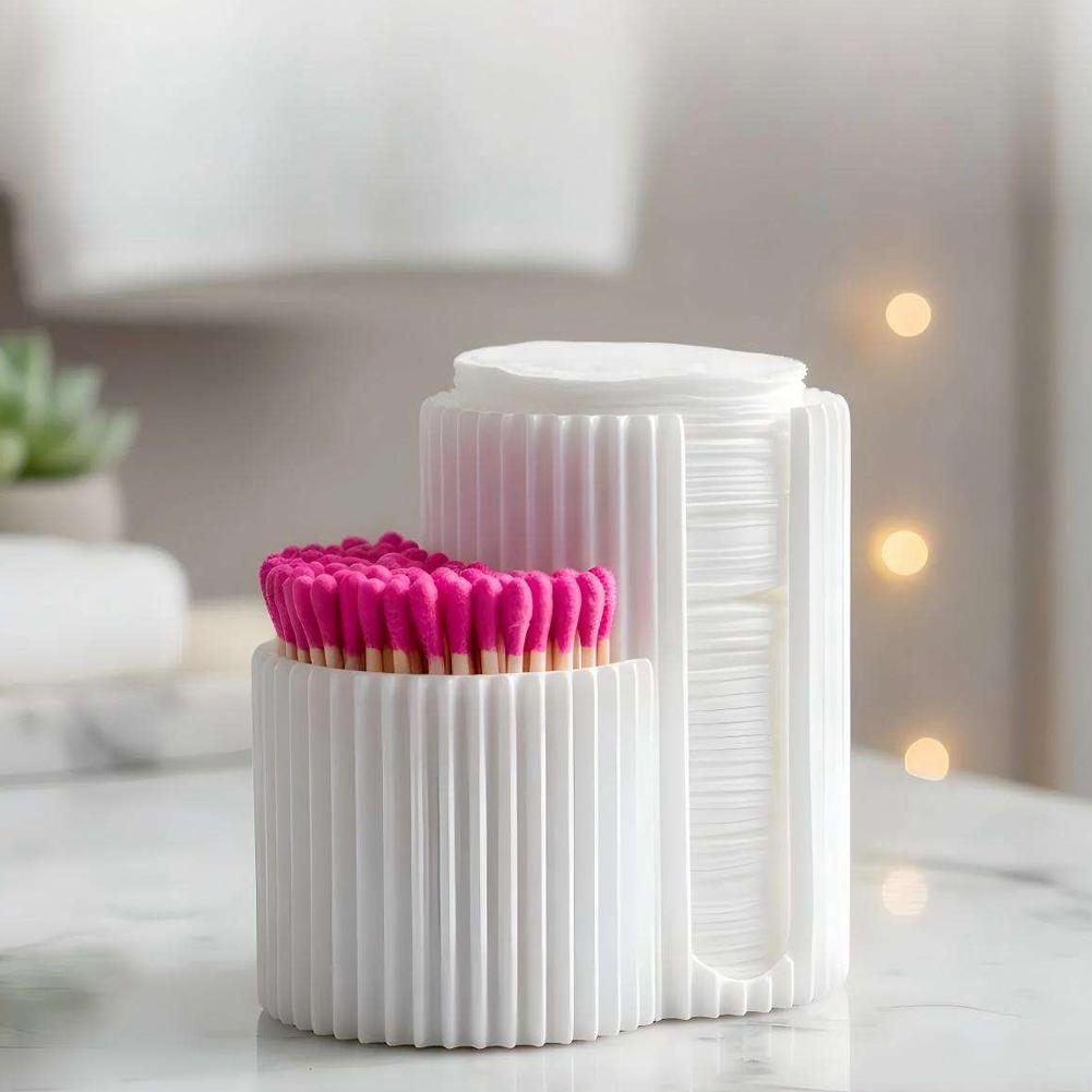 Kotak Penyimpanan Cotton Swab, - Nail Art Inspo ulasan dan harga