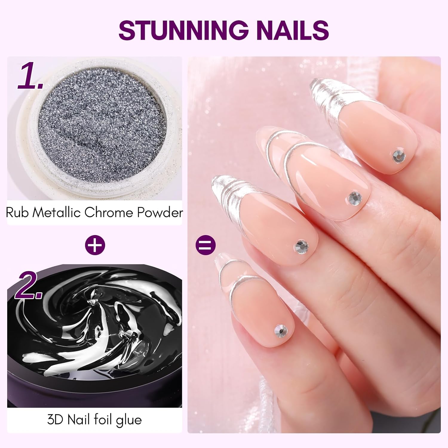 Makartt 3D Nail Gel 8ml Lem Tr - Uv Led Lamp Nail ulasan dan harga
