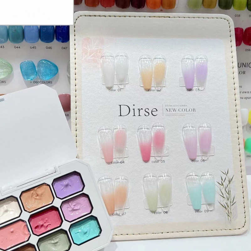 4/6/12 Grids Gel Polish Nude T - Nail Art Inspo ulasan dan harga