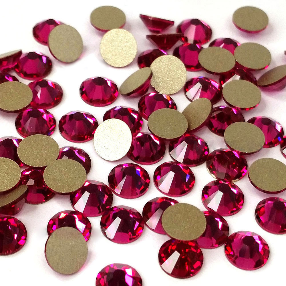 Fuchsia SS3-SS30 Batu Strass G - Nail Art Fuchsia ulasan dan harga