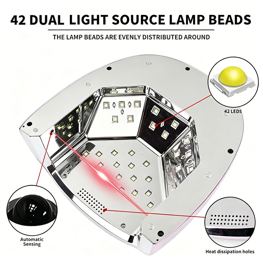 Lampu Kuku Isi Ulang 96W denga - Uv Led Lamp Nail ulasan dan harga