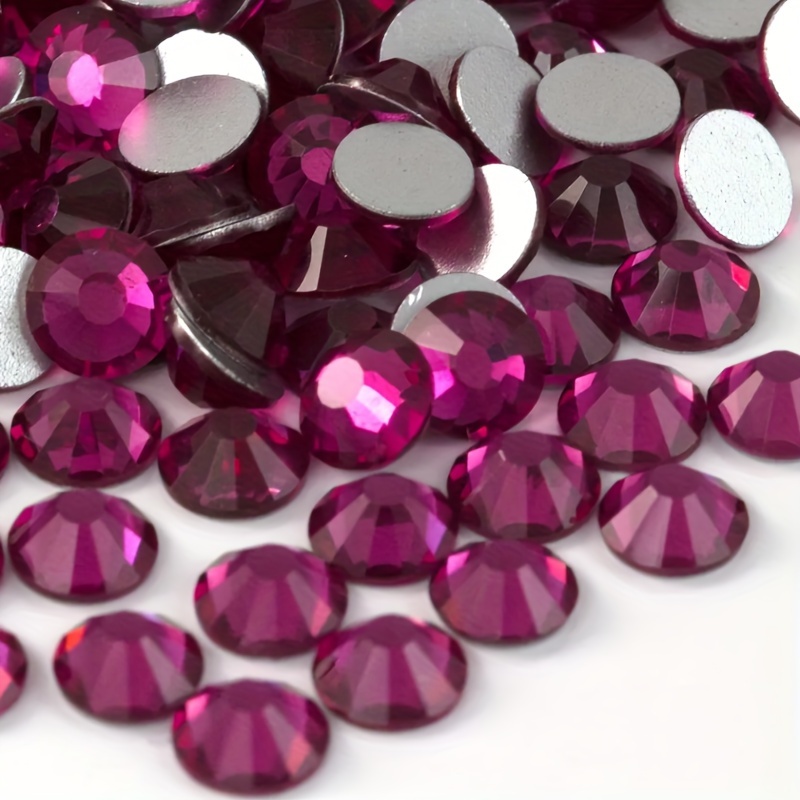 1440 Buah SS4-SS40 Dekorasi Se - Nail Art Fuchsia ulasan dan harga