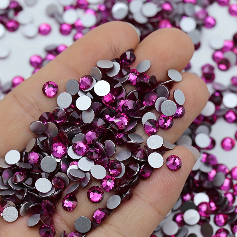 1440 Buah SS4-SS40 Dekorasi Se - Nail Art Fuchsia ulasan dan harga