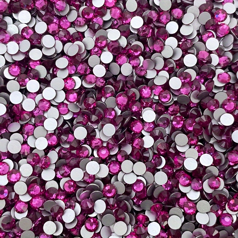 1440 Buah SS4-SS40 Dekorasi Se - Nail Art Fuchsia ulasan dan harga