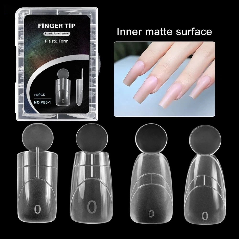 140PCS Bentuk Kuku Prancis Per - Nail Extension Form ulasan dan harga