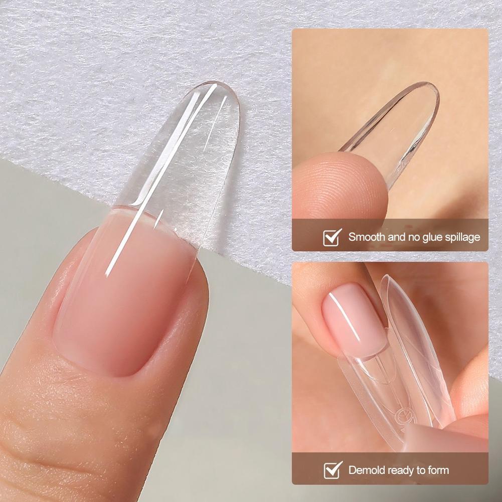 240PCS Cetakan Kuku Sandwich D - Nail Extension Form ulasan dan harga