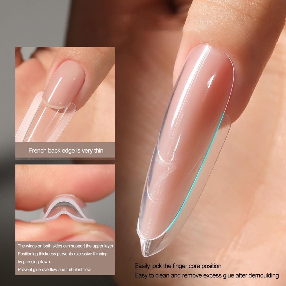 240PCS Cetakan Kuku Sandwich D - Nail Extension Form ulasan dan harga