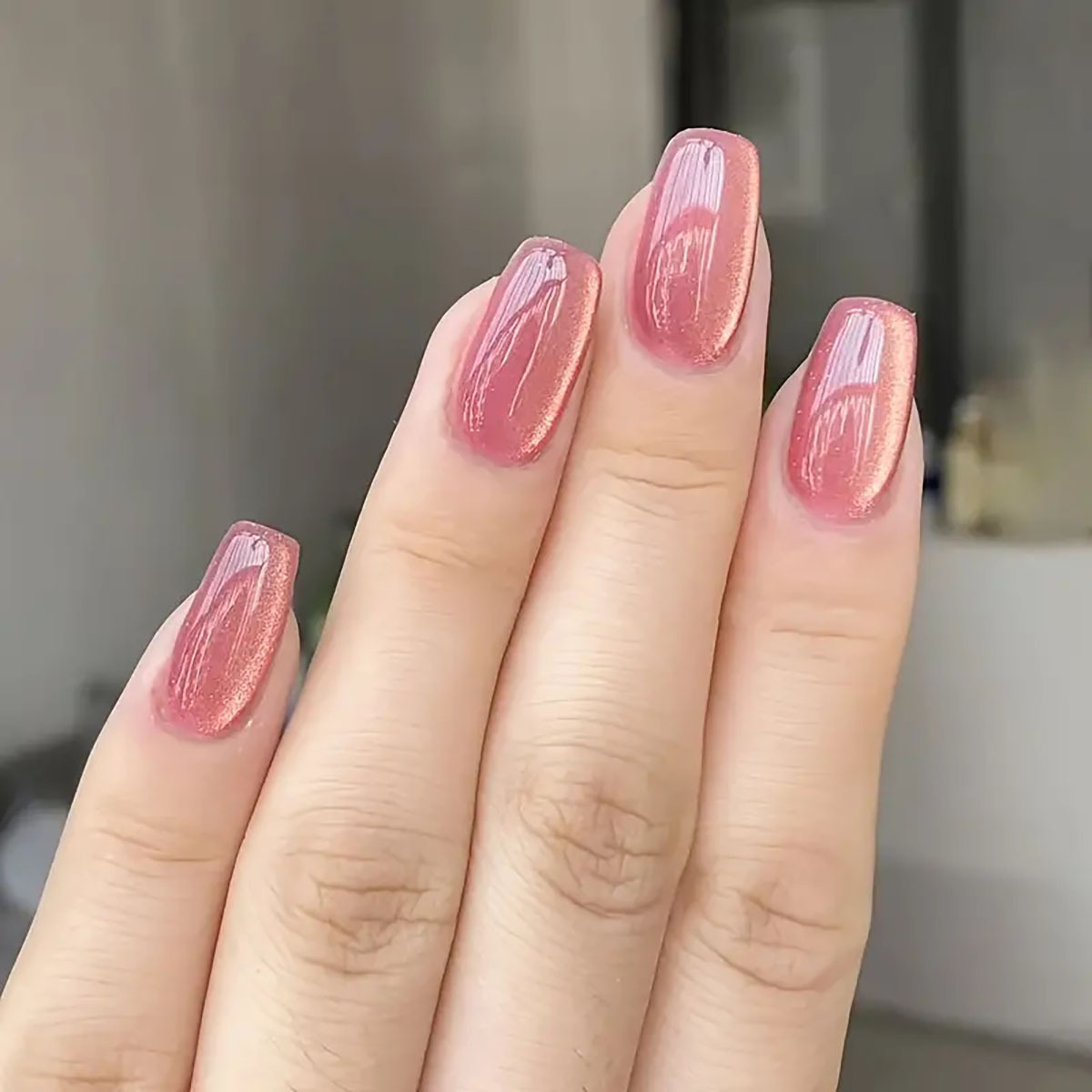 Kuku palsu balet persegi pende - Nail Art Inspo ulasan dan harga