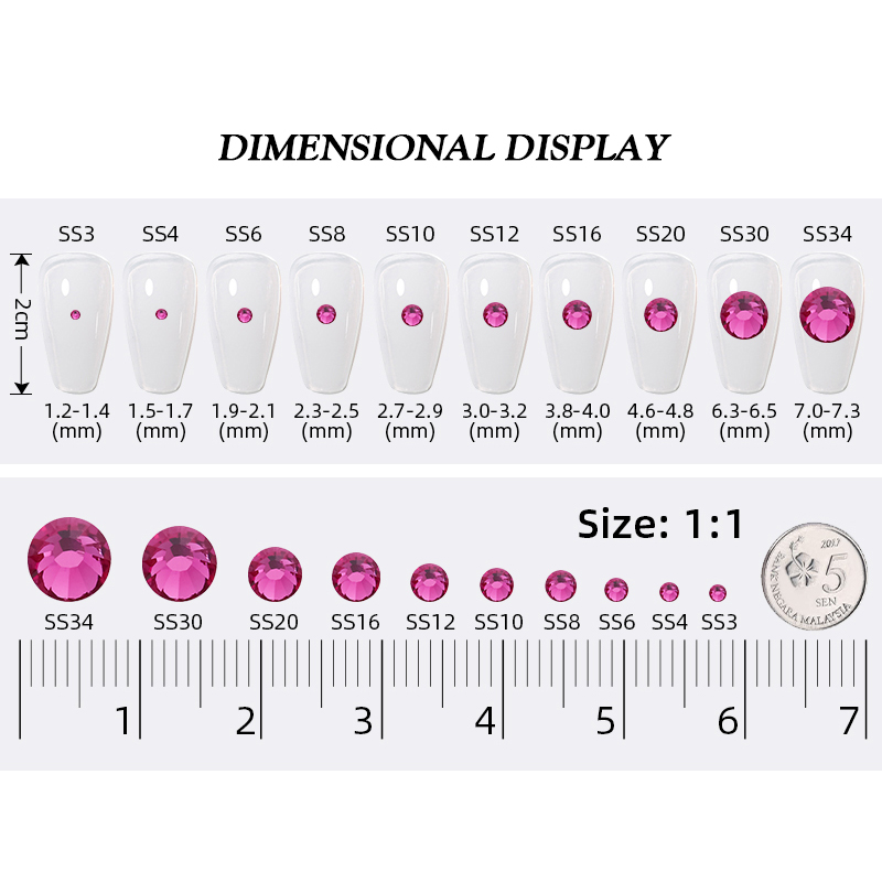 Duckcrystalal Fuchsia lem pada - Nail Art Fuchsia ulasan dan harga