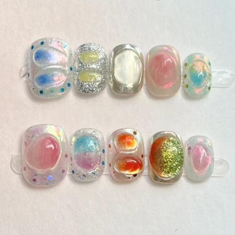 10 Buah Kuku Palsu Buatan Tang - Nail Art Inspo ulasan dan harga