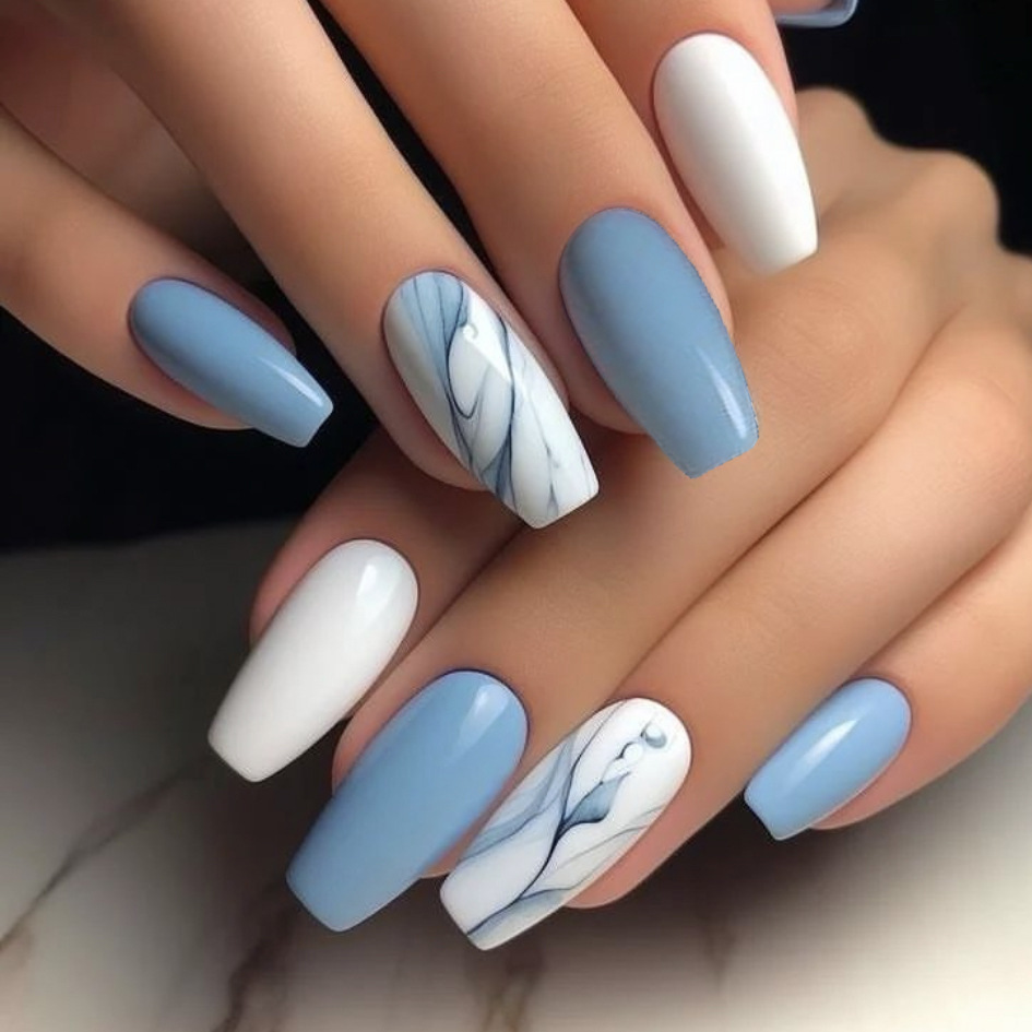 24 Buah Kuku Palsu Desain Ceta - Nail Art Leopard ulasan dan harga