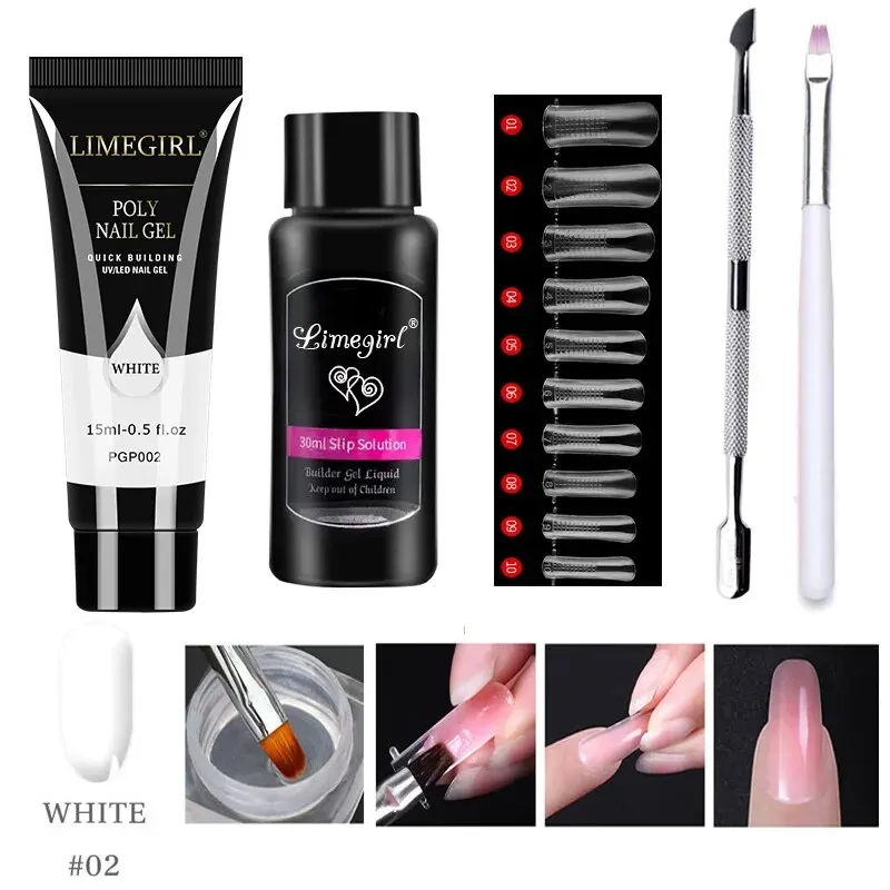 LIMEGIRL Set Gel ekstensi kuku - Nail Extension Form ulasan dan harga