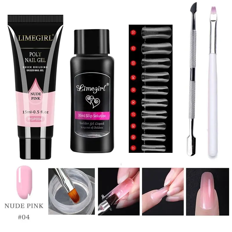 LIMEGIRL Set Gel ekstensi kuku - Nail Extension Form ulasan dan harga