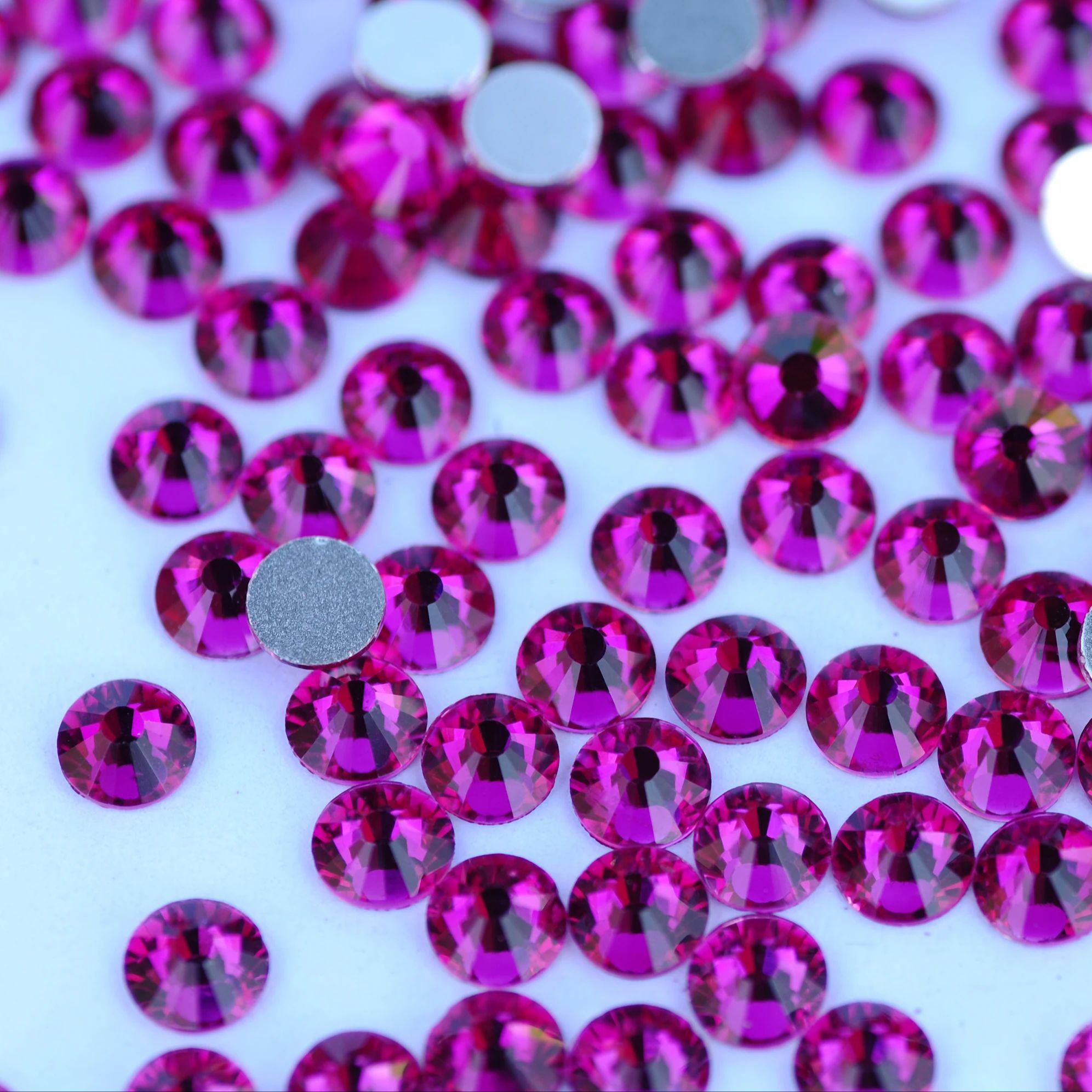 5A Fuchsia Purple Glitter Stra - Nail Art Fuchsia ulasan dan harga