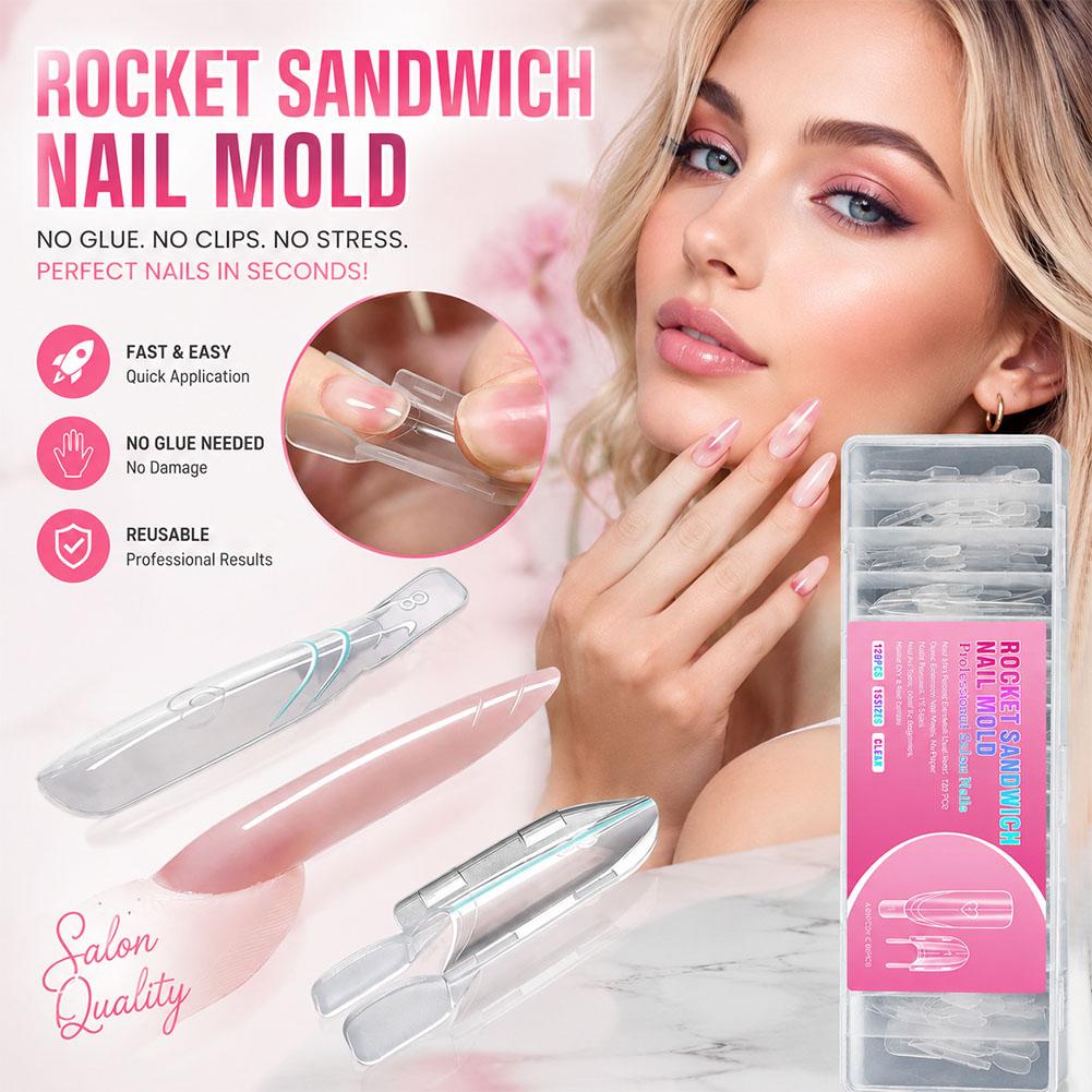 Set Cetakan Ekstensi Kuku Dual - Nail Extension Form ulasan dan harga