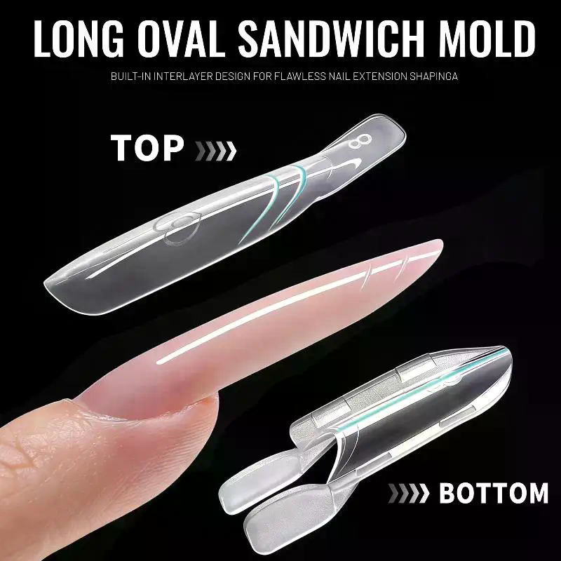 Cetakan Kuku Sandwich Dual Nai - Nail Extension Form ulasan dan harga