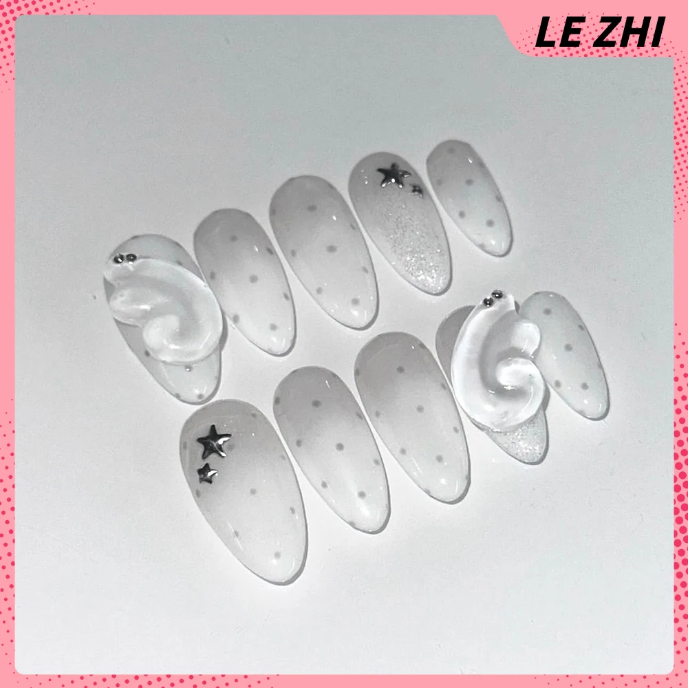 Seni Kuku Tempel Y2K Retro Say - Nail Art Inspo ulasan dan harga