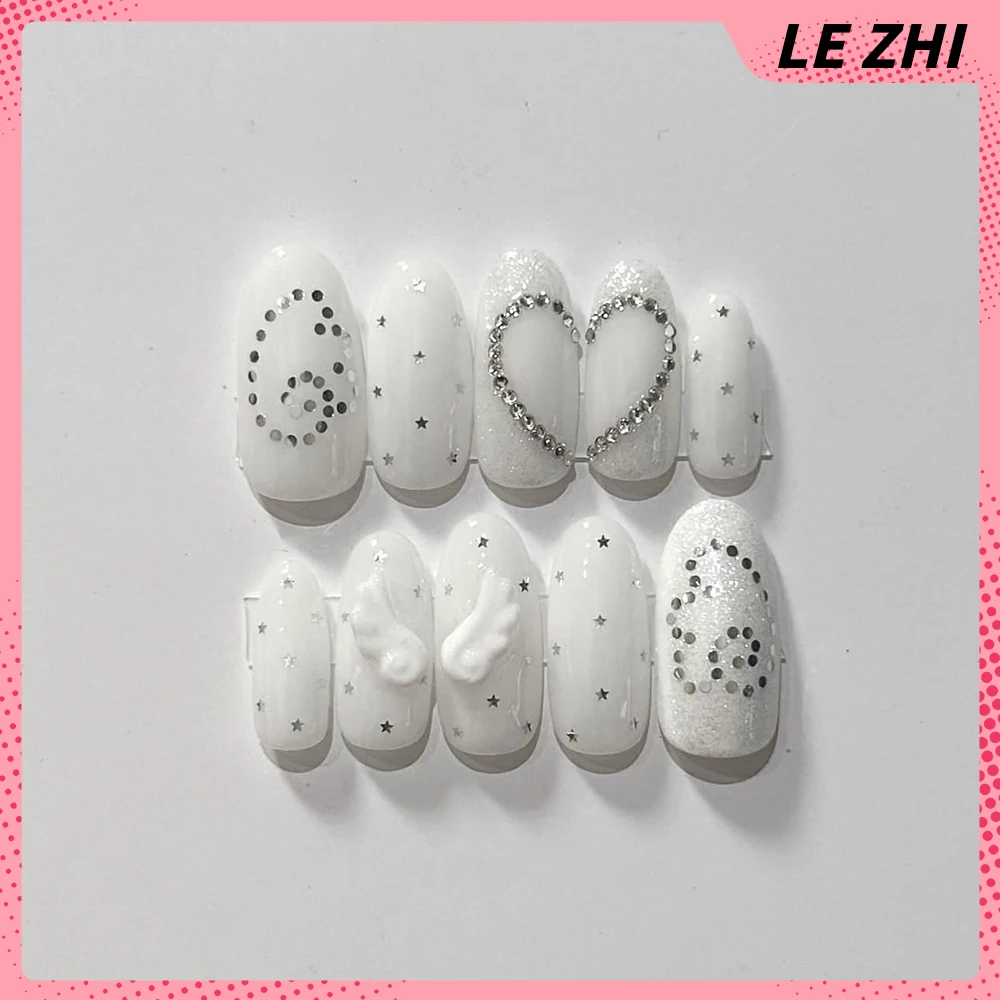 Seni Kuku Tempel Y2K Retro Say - Nail Art Inspo ulasan dan harga