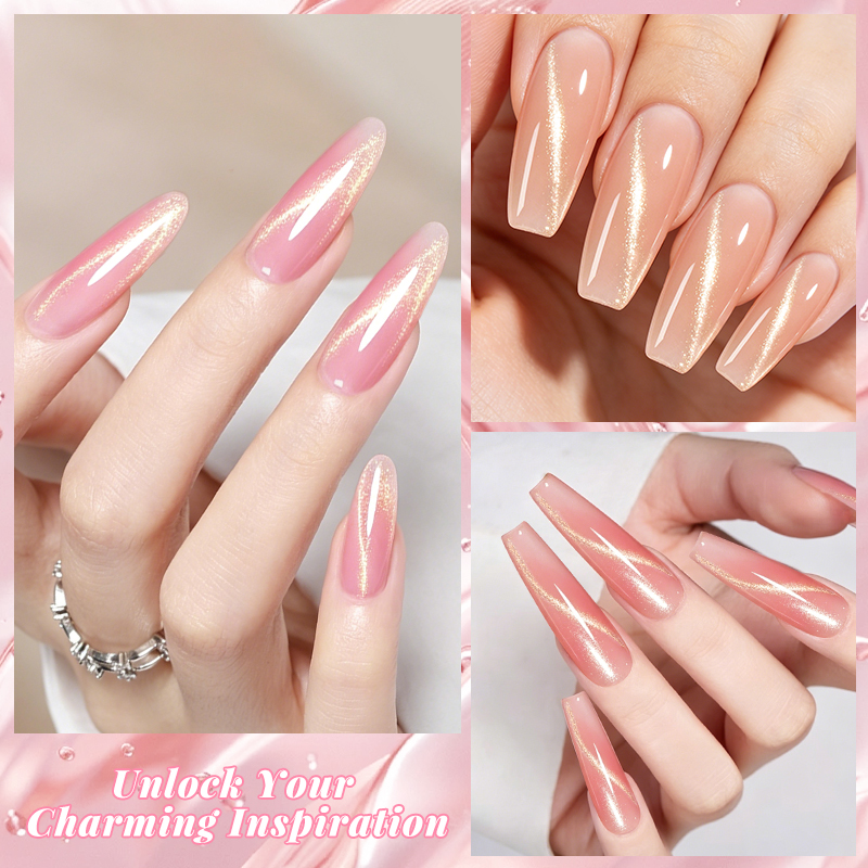 20ml Gel Ekstensi Kuku Poly Ca - Nail Art Extension Cat Eye ulasan dan harga