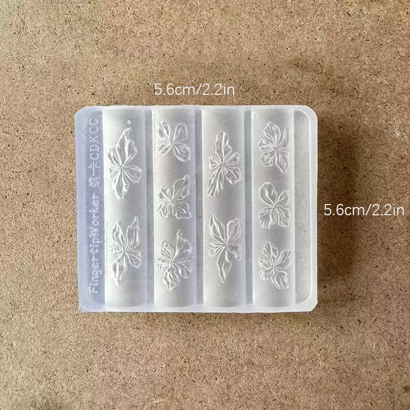Cetakan Kuku 3D Bentuk Bunga S - Nail Extension Form ulasan dan harga