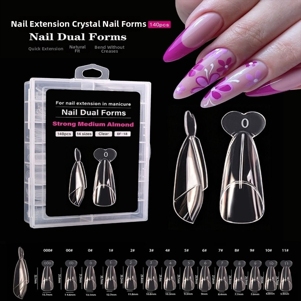 140PCS 14 Ukuran French Nail D - Nail Extension Form ulasan dan harga